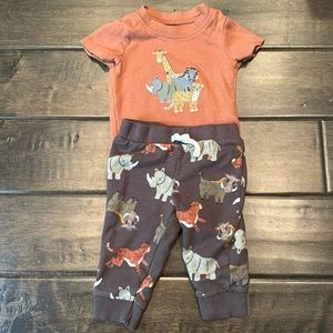 💜3/$15 Carter’s Jungle Animal Outfit